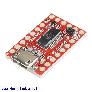 מתאם USB ל-Serial בעזרת רכיב FT231X - גרסה קודמת