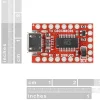 מתאם USB ל-Serial בעזרת רכיב FT231X - גרסה קודמת