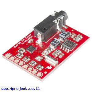 מקלט רדיו FM Si4703 - כרטיס פיתוח