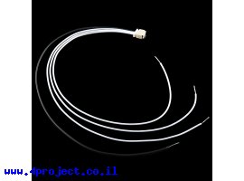 תמונה של מוצר מחבר JST-SH 4-pin עם חוטים - 20 ס"מ