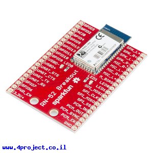 מודול BlueTooth RN-52 על כרטיסון - גרסה קודמת