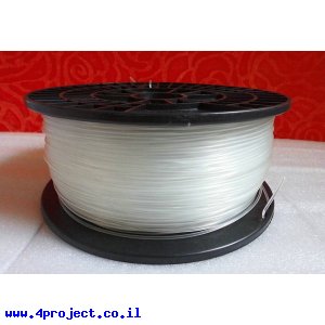 פלסטיק למדפסת תלת-מימד - שקוף - ABS 1.75mm - מכירת חיסול