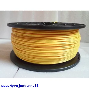 פלסטיק למדפסת תלת-מימד - צהוב - ABS 1.75mm - מכירת חיסול