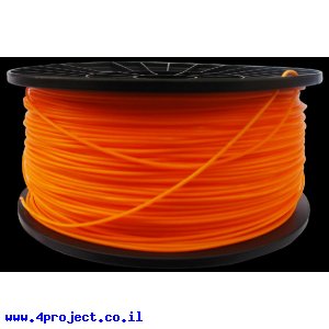 פלסטיק למדפסת תלת-מימד - כתום - ABS 1.75mm - מכירת חיסול