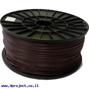 פלסטיק למדפסת תלת-מימד - חום - ABS 1.75mm - מכירת חיסול