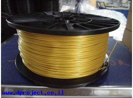 תמונה של מוצר פלסטיק למדפסת תלת-מימד - זהב - ABS 1.75mm - מכירת חיסול
