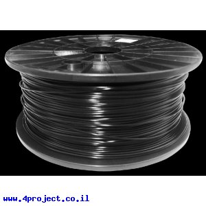 פלסטיק למדפסת תלת-מימד - שחור - PLA 1.75mm - מכירת חיסול