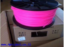 תמונה של מוצר פלסטיק למדפסת תלת-מימד - ורוד - PLA 1.75mm - מכירת חיסול