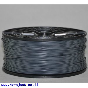 פלסטיק למדפסת תלת-מימד - אפור - PLA 1.75mm - מכירת חיסול