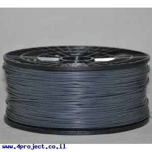 פלסטיק למדפסת תלת-מימד - אפור - PLA 1.75mm - מכירת חיסול