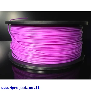 פלסטיק למדפסת תלת-מימד - סגול זוהר בחושך - PLA 1.75mm - מכירת חיסול