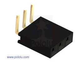 תמונה של מוצר מחבר שורה נקבה - 1x3 בזווית של 90 מעלות