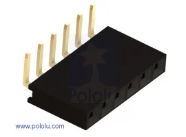 תמונה של מוצר מחבר שורה נקבה - 1x6 בזווית של 90 מעלות