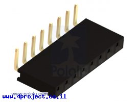 תמונה של מוצר מחבר שורה נקבה - 1x8 בזווית של 90 מעלות