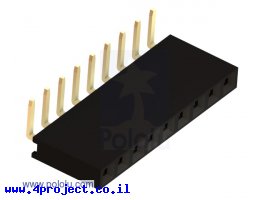 תמונה של מוצר מחבר שורה נקבה - 1x9 בזווית של 90 מעלות