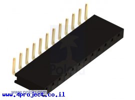 תמונה של מוצר מחבר שורה נקבה - 1x12 בזווית של 90 מעלות