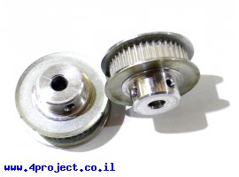 תמונה של מוצר גלגלת רצועת תזמון GT2 6mm לציר 5 מ"מ - 40 שיניים (סין)