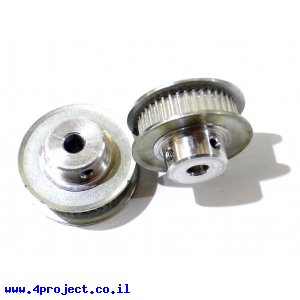 גלגלת רצועת תזמון GT2 6mm לציר 5 מ"מ - 40 שיניים (סין)