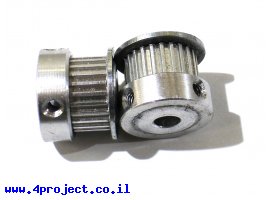 תמונה של מוצר גלגלת רצועת תזמון MXL 6mm לציר 5 מ"מ - 23 שיניים