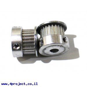 גלגלת רצועת תזמון MXL 6mm לציר 5 מ"מ - 23 שיניים