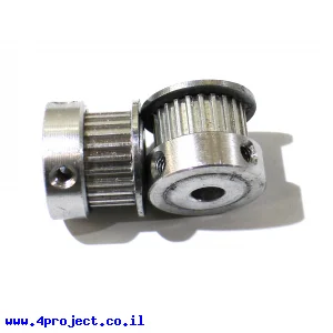 גלגלת רצועת תזמון MXL 6mm לציר 5 מ"מ - 23 שיניים