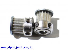 תמונה של מוצר גלגלת רצועת תזמון GT2 6mm לציר 5 מ"מ - 16 שיניים (סין)