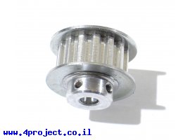 תמונה של מוצר גלגלת רצועת תזמון XL 10mm לציר 6 מ"מ - 15 שיניים