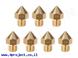 תמונה של מוצר דיזה 0.4 מ"מ MK7 לפלסטיק 1.75 מ"מ