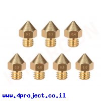 דיזה 0.5 מ"מ MK7 לפלסטיק 1.75 מ"מ