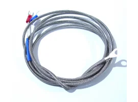 תמונה של מוצר חיישן טמפרטורה K-Type אורך 1.5 מטר - קצה עם נעל כבל