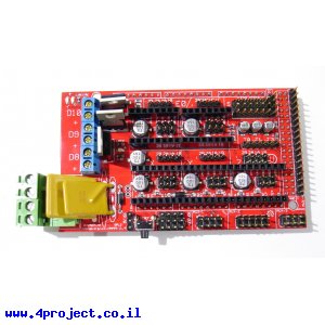 מגן Arduino - כרטיס RAMPS 1.4
