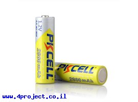 תמונה של מוצר סוללה נטענת - NiMH AA 1.2V/2800mAh
