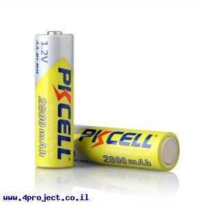 סוללה נטענת - NiMH AA 1.2V/2800mAh