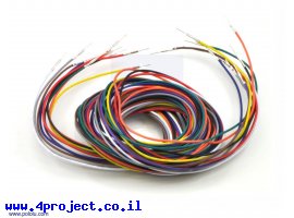 תמונה של מוצר חוט גישור ללא מארז - זכר/זכר 150 ס"מ - חבילה של 10 צבעוניים