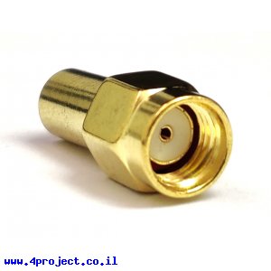 מחבר קצה (Terminator) ל-RP-SMA זכר, 1W, 50Ohm, 6GHz