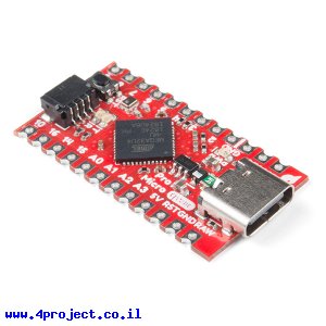 כרטיס פיתוח תואם Arduino Pro Micro 5V/16MHz - חיבור USB-C, Qwiic