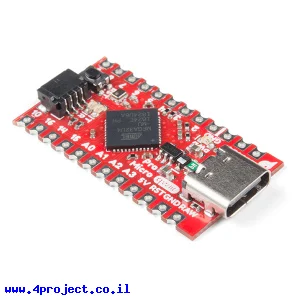 כרטיס פיתוח תואם Arduino Pro Micro 5V/16MHz - חיבור USB-C, Qwiic