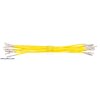 חוט גישור ללא מארז - נקבה/נקבה 7.5 ס"מ - חבילה של 10 צהובים