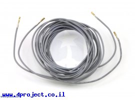 תמונה של מוצר חוט גישור ללא מארז - נקבה/נקבה 150 ס"מ - חבילה של 2 אפורים