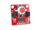 תמונה של מוצר כפתור 12 מ"מ עם לד אדום - חיבור Qwiic