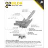מיסב עם חריץ V-slot סדרה 1609 - חבילה של 2