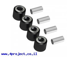 תמונה של מוצר גלגל V-Wheel לפרופיל goRAIL עם ספייסר פנימי - חבילה של 4