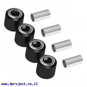 גלגל V-Wheel לפרופיל goRAIL עם ספייסר פנימי - חבילה של 4