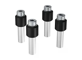 תמונה של מוצר גלגל V-Wheel לפרופיל goRAIL עם ספייסר מרכז 21.5 מ"מ - חבילה של 4