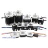 מנוע צעד 200 צעדים, 42.3x38 מ"מ, 2.8V/1.7A