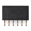 מחבר שורה נקבה - 1x6 שוכב - להלחמת SMD