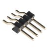 מחבר שורה זכר - 1x4 שוכב - להלחמת SMD