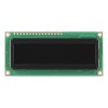 LCD טקסט OLED 16x2, צהוב על שחור, 5V