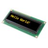 LCD טקסט OLED 16x2, צהוב על שחור, 5V