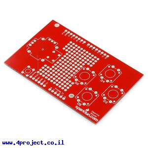 מגן Arduino Joystick - מעגל מודפס